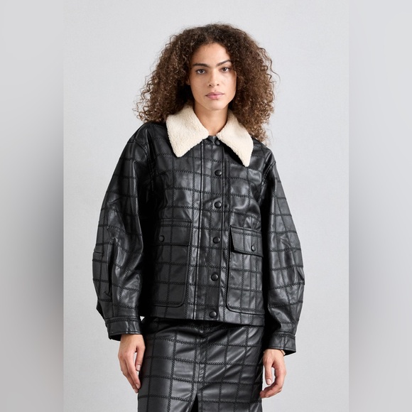 Baum Und Pferdgarten Jackets & Blazers - Baum Und Pferdgarten Betha Jacket Black Bomber Jacket - Black